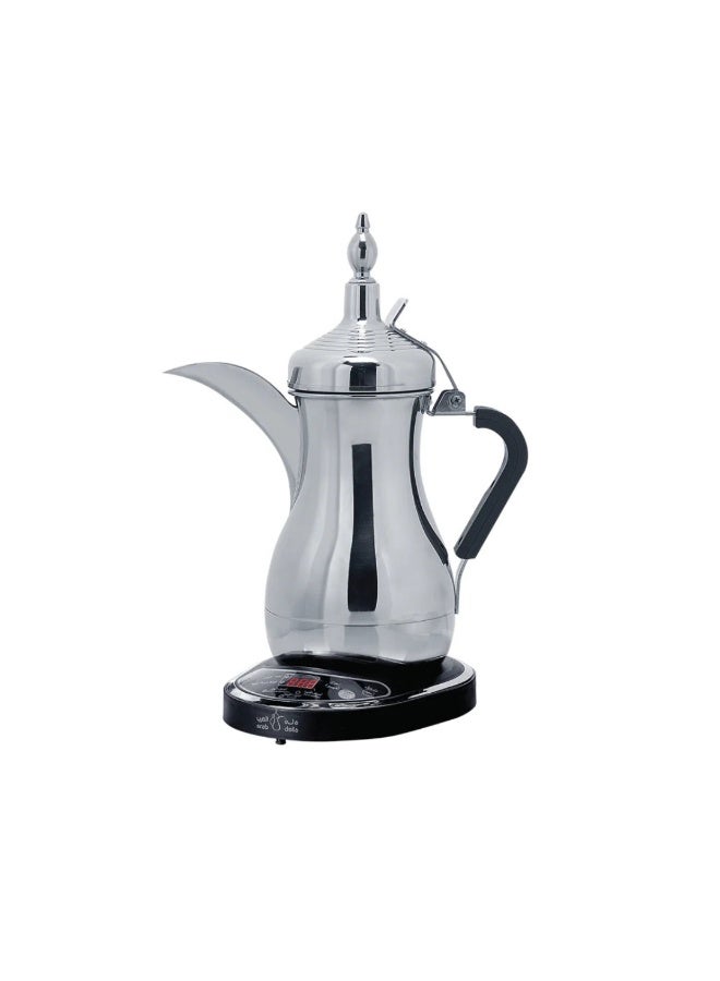 Arab Dalla Electric Arabic Turkish Coffee Maker with Digital Display – Stainless Steel Traditional Dallah Coffee Pot,  Keep Warm Function - Image 1